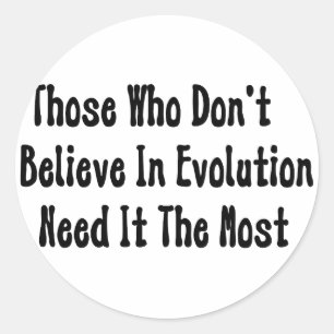 Pro-evolutie Ronde Sticker