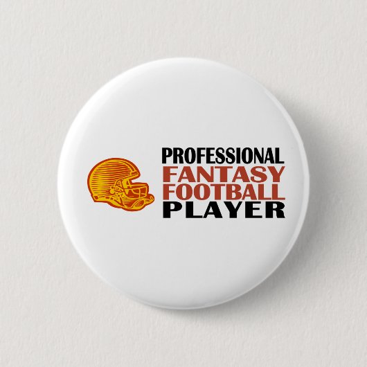 Pro Fantasy Football Player Ronde Button 5,7 Cm (Voorkant)