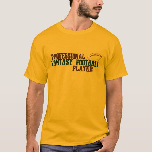 Pro Fantasy Football Player T-shirt (Voorkant)