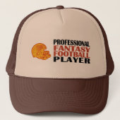 Pro Fantasy Football Player Trucker Pet (Voorkant)