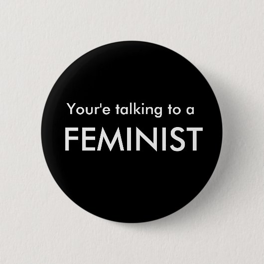 Pro-feministische Button (Voorkant)