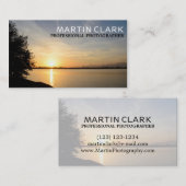 Pro fotografe zonsondergang visitekaartje (Voorkant / Achterkant)