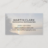 Pro fotografe zonsondergang visitekaartje (Achterkant)