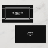 Pro Framed Black Visitekaartje (Voorkant / Achterkant)