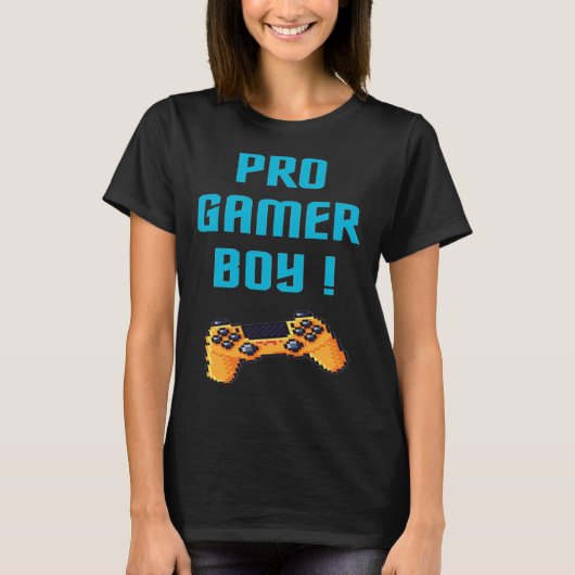 Pro gamer Boy T-shirt (Voorkant)