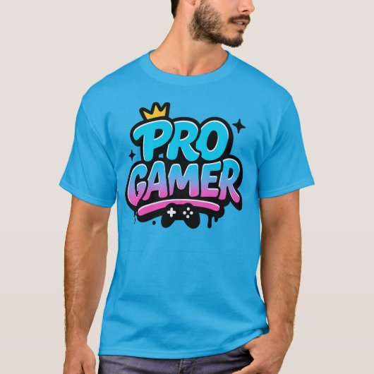 PRO GAMER Graffiti Logo T-shirt (Voorkant)