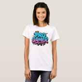 PRO GAMER Graffiti Logo T-shirt (Voorkant volledig)