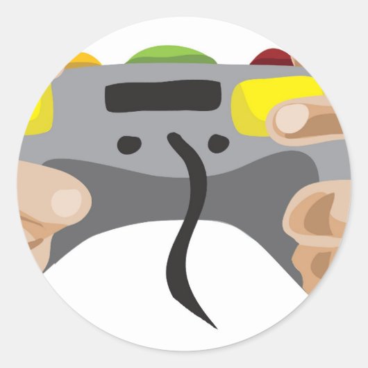 pro gamer!  Personaliseerbaar: Ronde Sticker (Voorkant)