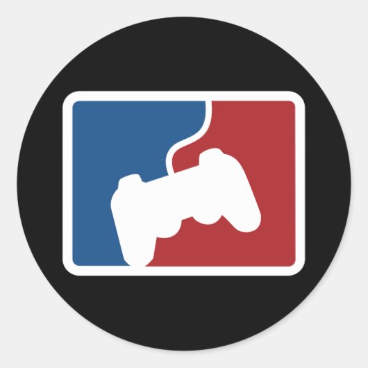 Pro Gamer Ronde Sticker (Voorkant)