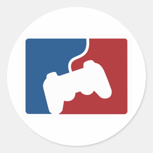 Pro Gamer Ronde Sticker (Voorkant)