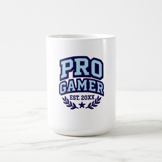 PRO GAMER — Varsity Chenille Patch Koffiemok (Center)