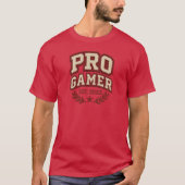 PRO GAMER — Varsity Chenille Patch Style T-shirt (Voorkant)