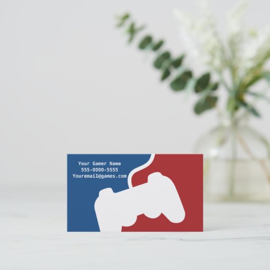 Pro gamer Video Game Visitekaartjes (Staand voorkant)