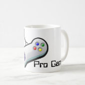 Pro gamer, videospelcontroller koffiemok (Voorkant rechts)
