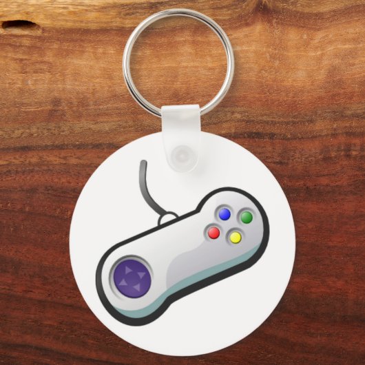 Pro gamer, videospelcontroller sleutelhanger (Voorkant)