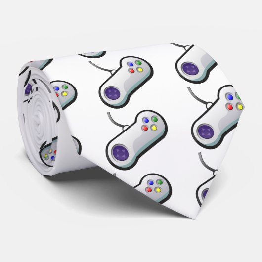 Pro gamer, videospelcontroller stropdas (Opgerold)