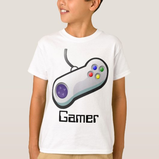 Pro gamer, videospelcontroller t-shirt (Voorkant)