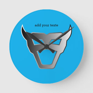 Pro Gamer Zilveren Embleem Ronde Klok