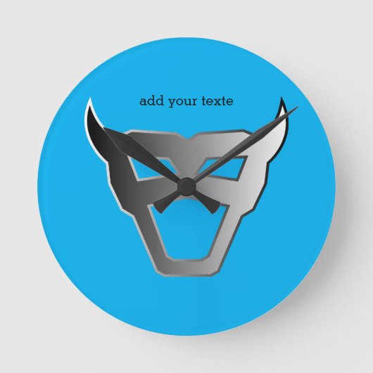 Pro Gamer Zilveren Embleem Ronde Klok (Voorkant)