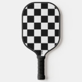 Pro Gear Black and White Checkered Pattern Pickleball Paddle (Voorkant)