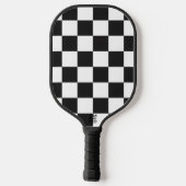 Pro Gear Black and White Checkered Pattern Pickleball Paddle (Achterkant)