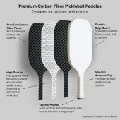 Pro Gear Zwart en Wit Geruit Patroon Pickleball Paddle (Bouw)