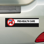 PRO-GEZONDHEIDSZORG BUMPERSTICKER (Op auto)