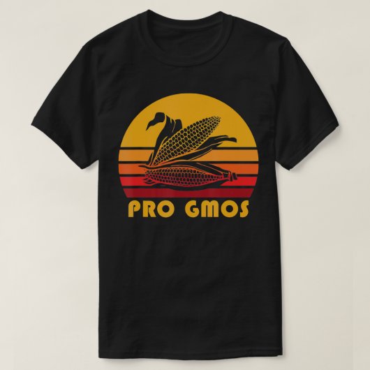 Pro GMO maïs genetisch gemodificeerd bouwgewas T-shirt (Design voorkant)