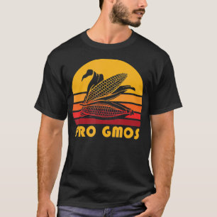 Pro GMO maïs genetisch gemodificeerd bouwgewas T-shirt