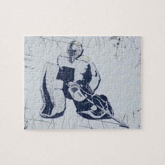 Pro Goalie - Ice Hockey Goalie Legpuzzel (Horizontaal)