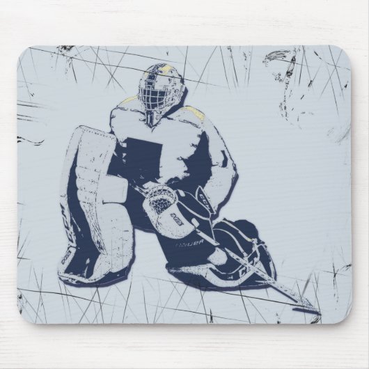Pro Goalie - Ice Hockey Goalie Muismat (Voorkant)