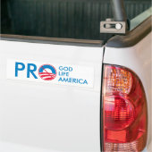 Pro God Life America Bumpersticker (Op Truck)