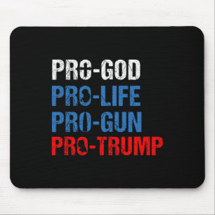 Pro God Pro Life Pro Wapen Pro Trump T-shirt Patri Muismat