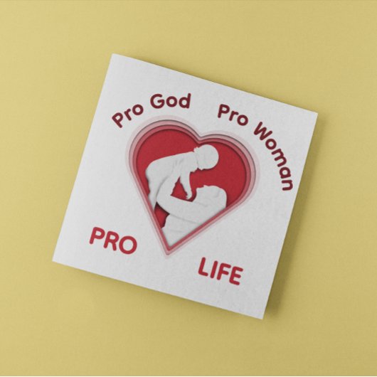 Pro God Pro Woman Pro Life – Value Life Rally Perfect Poster