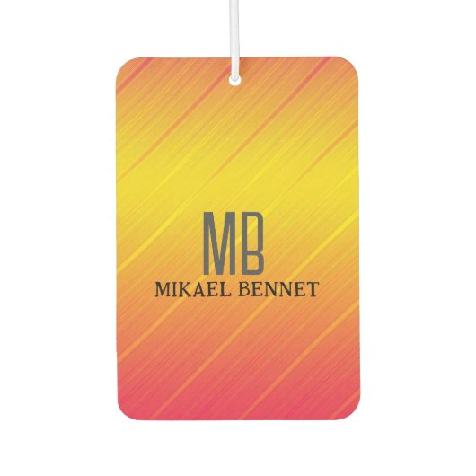 PRO Gold Brushed Metallic Luchtverfrisser (Voorkant)