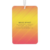 PRO Gold Brushed Metallic Luchtverfrisser (Achterkant)