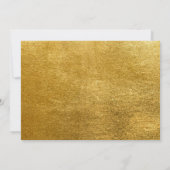 PRO Golden Party Ticket Uitnodiging (Achterkant)