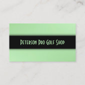 Pro Golf Green Visitekaartje (Achterkant)