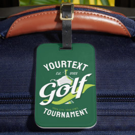 Pro Golfer NAAM Golf Trofee Toernooi Golfen Bagagelabel