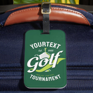 Pro Golfer NAAM Golf Trofee Toernooi Golfen Bagagelabel