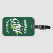 Pro Golfer NAAM Golf Trofee Toernooi Golfen Bagagelabel (Voorkant (horizontaal))