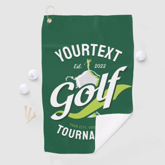 Pro Golfer NAAM Golf Trofee Toernooi Golfen Golfhanddoek (Insitu)