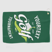 Pro Golfer NAAM Golf Trofee Toernooi Golfen Golfhanddoek (Horizontaal)