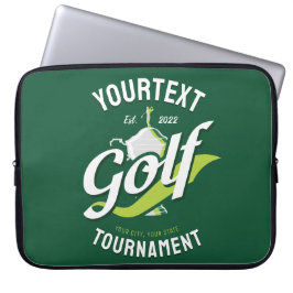 Pro Golfer NAAM Golf Trofee Toernooi Golfen Laptop Sleeve