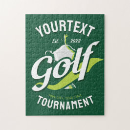 Pro Golfer NAAM Golf Trofee Toernooi Golfen Legpuzzel