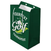 Pro Golfer NAAM Golf Trofee Toernooi Golfen Medium Cadeauzakje (Achterkant Gekanteld)