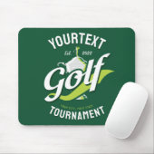 Pro Golfer NAAM Golf Trofee Toernooi Golfen Muismat (Met muis)