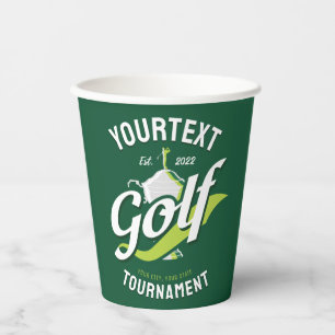 Pro Golfer NAAM Golf Trofee Toernooi Golfen Papieren Bekers
