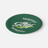 Pro Golfer NAAM Golf Trofee Toernooi Golfen Papieren Bordje (Gekanteld)