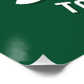 Pro Golfer NAAM Golf Trofee Toernooi Golfen Perfect Poster (Hoek)